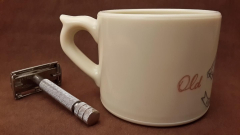 portasapone Old Spice 1948/primi anni 50,  Early Glass Mug