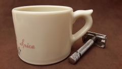 portasapone Old Spice 1948/primi anni 50,  Early Glass Mug
