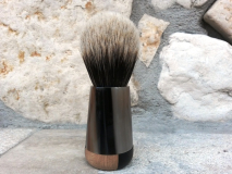 Corno acero ebano