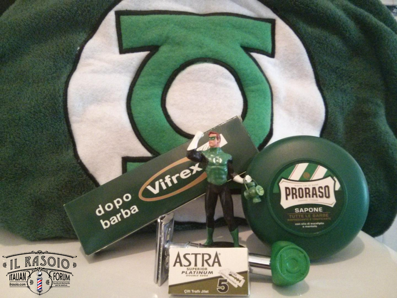 Green Lantern Shaving