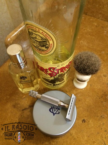 yellow shaving