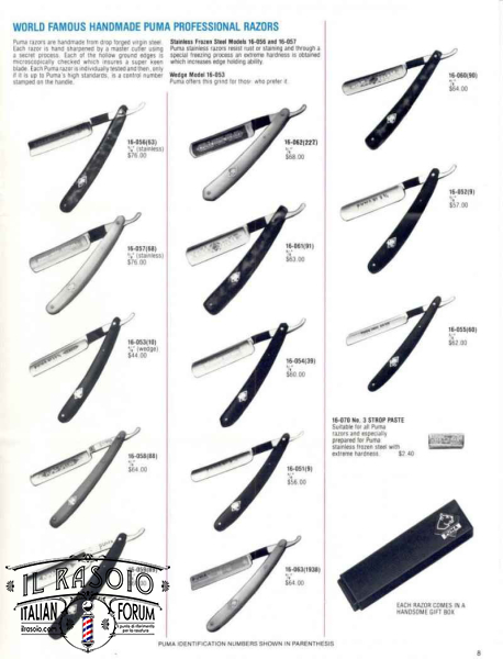 cataloghi Puma 1982
