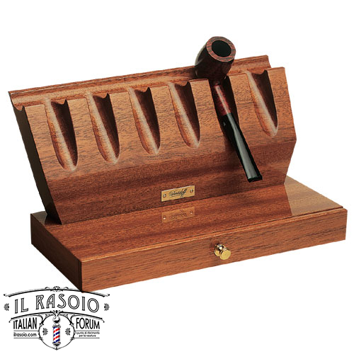 Portapipe Davidoff naturale mogano con cassetto