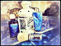 Blue shaving