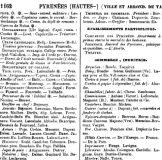 Bouchic à Tarbes 1804-14