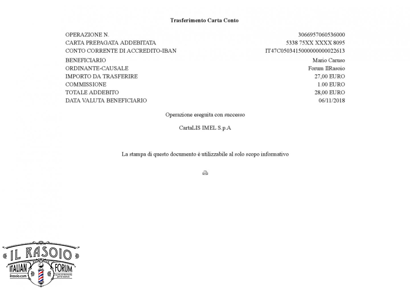 bonifico IlRasoio-001