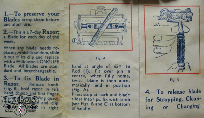 Wilkinson Sword 7 Day Strop Instruction