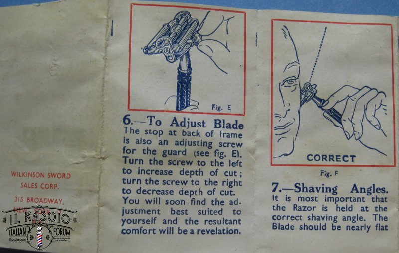 Wilkinson Sword 7 Day Strop Instruction