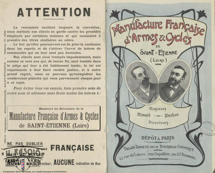 cat manufrance 1900