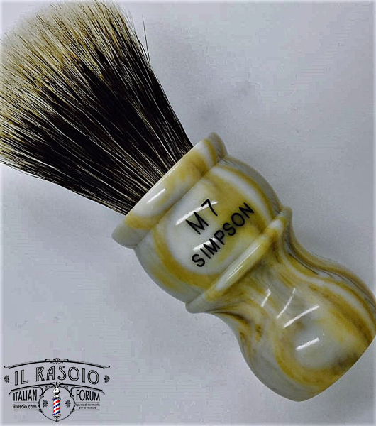 M7 Manchurian Badger Faux Italian Marble