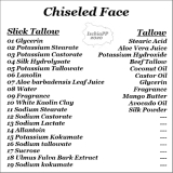 Chiseled Face Slick Vs Tallow