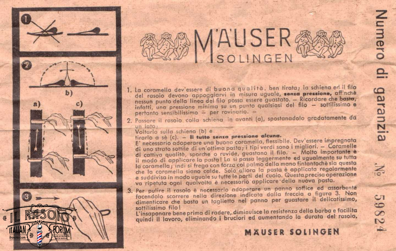 Mäuser Foglietto Istruzioni