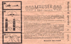 Mäuser Foglietto Istruzioni