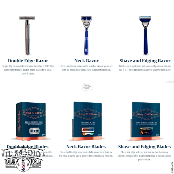 King C. Gillette 2020: linea
