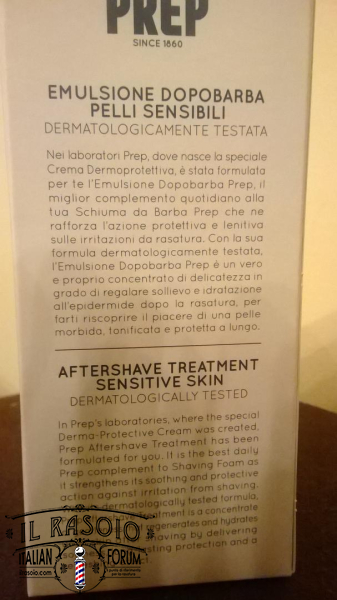 PREP - Emulsione dopobarba